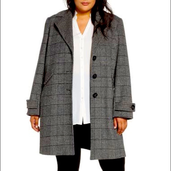 halogen wool blend coat